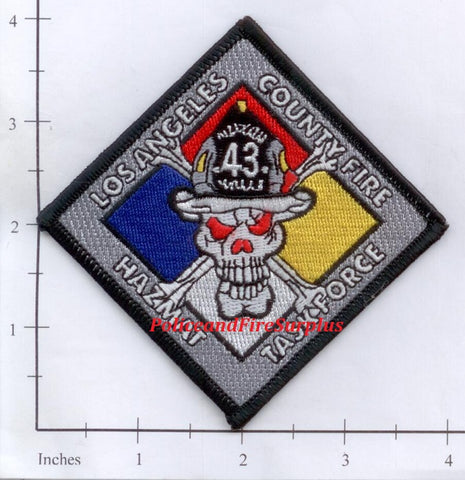 California - Los Angeles County Haz Mat 43 Fire Dept Patch