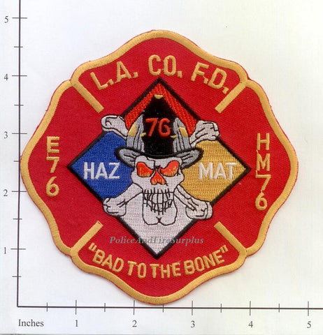 California - Los Angeles County Station 76 Fire Dept Patch