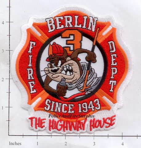 Connecticut - Berlin Station 3 Fire Dept Patch