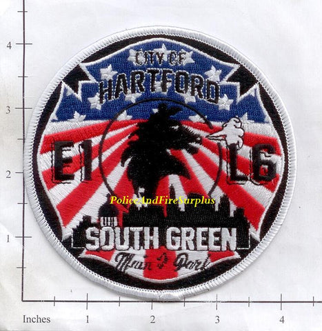Connecticut - Hartford Engine 1 Ladder 6 Fire Dept Patch v3