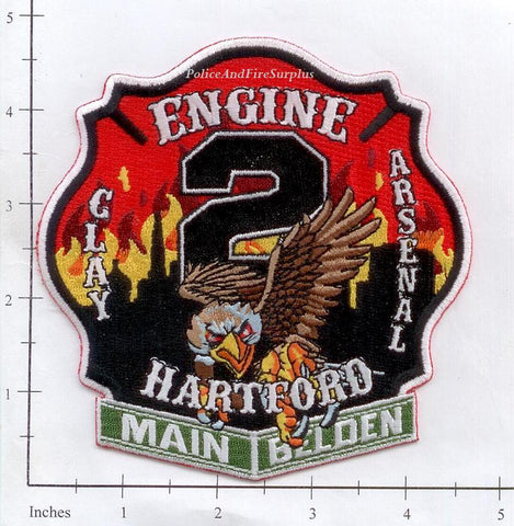 Connecticut - Hartford Engine 2 Fire Dept Patch v1 Clay Arsenal