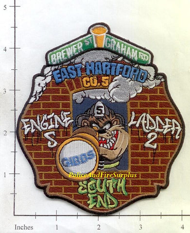 Connecticut - Hartford Engine 5 Ladder 2 Fire Dept Patch v1