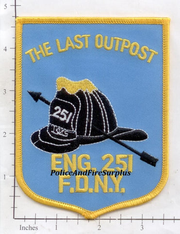 New York City Engine 251 Fire Dept Patch v2