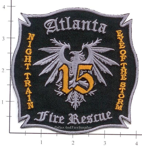 Georgia - Atlanta Station 15 Fire Dept Patch