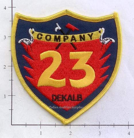 Georgia - Dekalb County Company 23 Fire Dept Patch v4