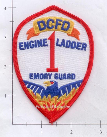 Georgia - Dekalb County Engine 1 Ladder 1 Fire Dept Patch v1