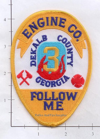 Georgia - Dekalb County Engine 3 Fire Dept Patch v1