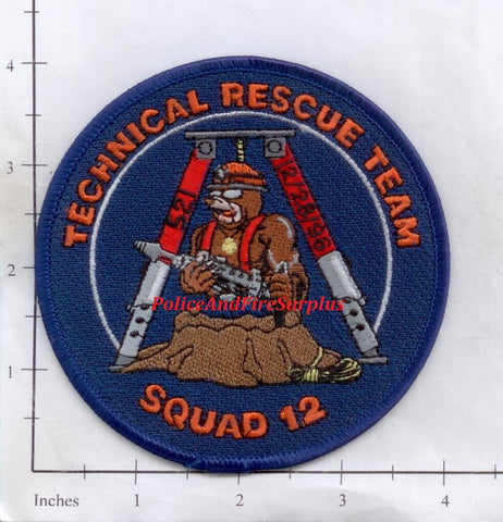 Georgia - Forsyth Technical Rescue Team Squad 12 Fire Dept Patch