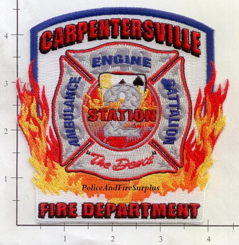 Illinois - Carpentersville Station 2 Fire Dept Patch