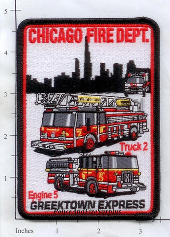 Illinois - Chicago Engine 5 Truck 2 Fire Dept Patch