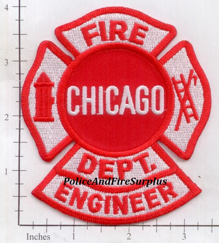 Illinois - Chicago Fire Dept Engineer Patch