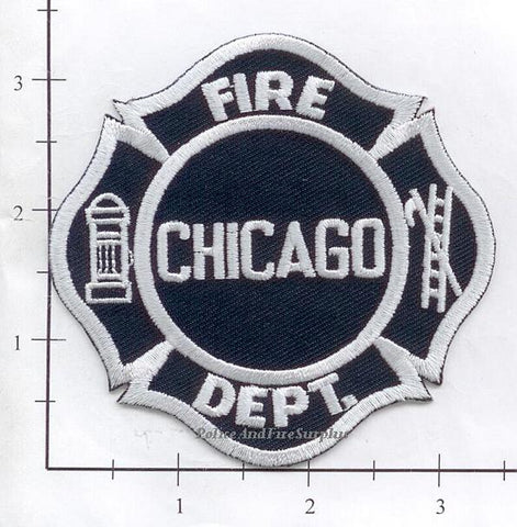 Illinois - Chicago Fire Dept Patch v4 - Blue