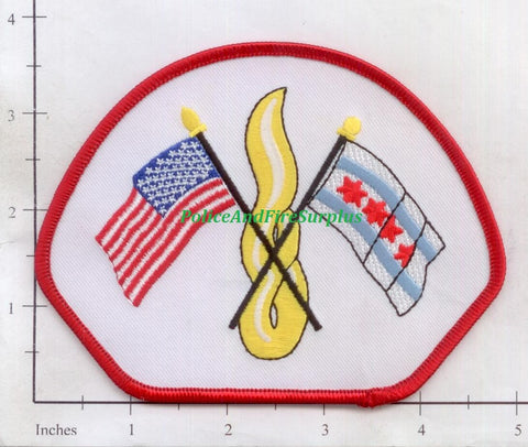 Illinois - Chicago Fire Dept Patch v8 - Flags