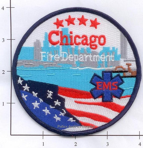Illinois - Chicago Fire Dept Patch - New Style