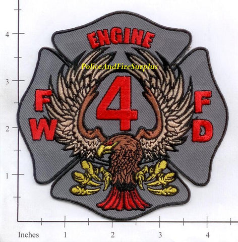 Indiana - Fort Wayne Engine 4 Fire Dept Patch