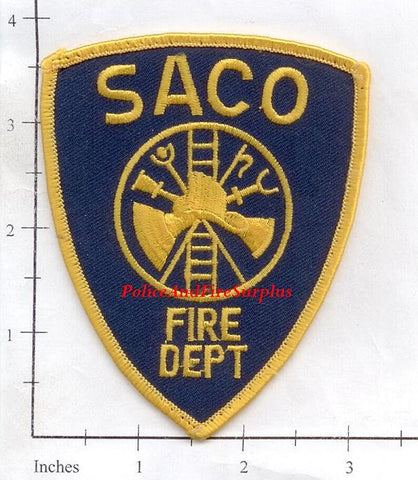 Maine - Saco Fire Dept Patch
