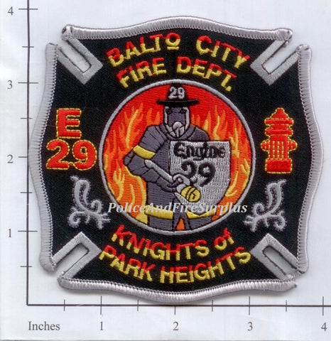 Maryland - Baltimore City Engine 29 Fire Dept Patch v1