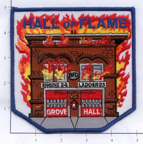 Massachusetts - Boston Engine 24 Ladder 23 Fire Dept Patch v1