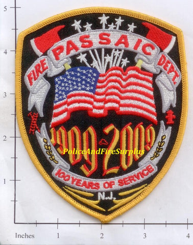 New Jersey - Passaic County Sheriff's Dept 100th Anniversary Police Dept Patch