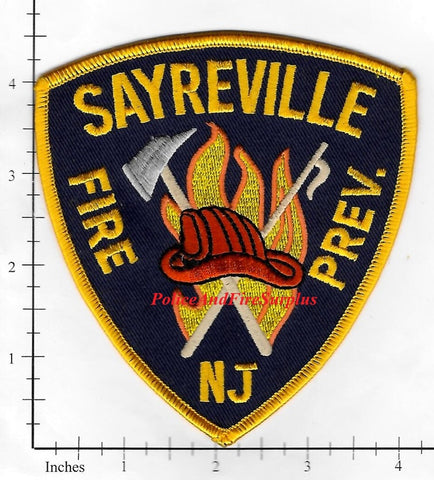 New Jersey - Sayreville Fire Prevention Patch