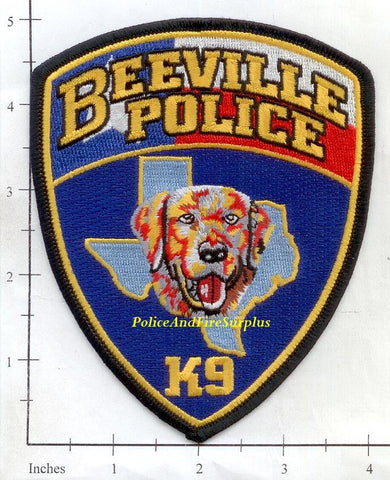 Texas - Beeville Police Dept K-9 Patch