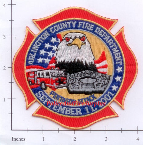 Virginia - Arlington County Pentagon Attack Fire Dept Patch