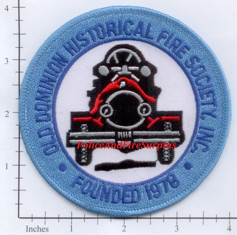 Virginia - Old Dominion Fire Historical Society Fire Dept Patch v1