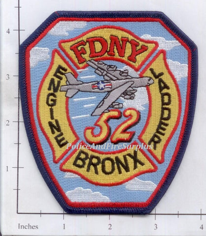 New York City Engine 52 Ladder 52 Fire Dept Patch v11
