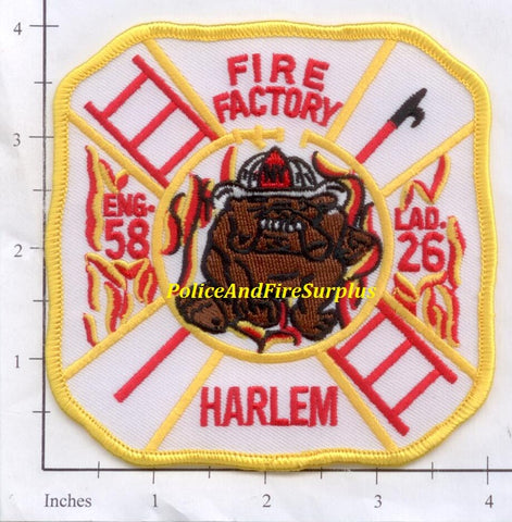 New York City Engine 58 Ladder 26 Fire Patch v27