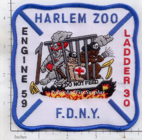New York City Engine 59 Ladder 30 Fire Dept Patch