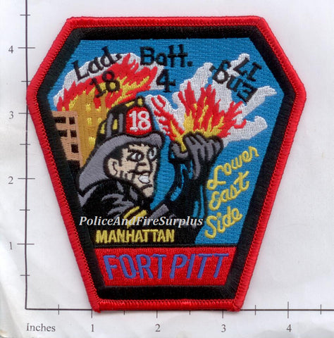 New York City Engine 17 Ladder 18 Battalion 4 Fire Patch v14