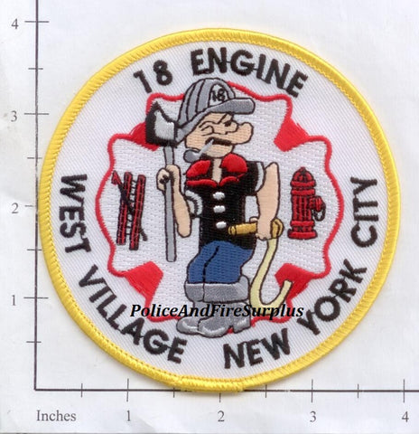 New York City Engine 18 Fire Patch v14 Popeye