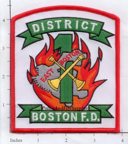 Massachusetts - Boston District 1 Fire Dept Patch v2