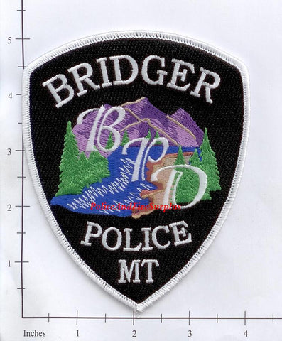 Montana - Bridger Police Dept Patch