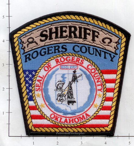 Oklahoma - Rogers County Sheriff Police Dept Patch