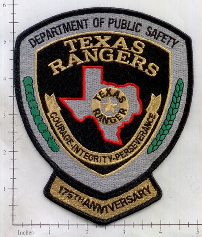 Texas - Texas Rangers 175th Anniversary Police Dept Patch