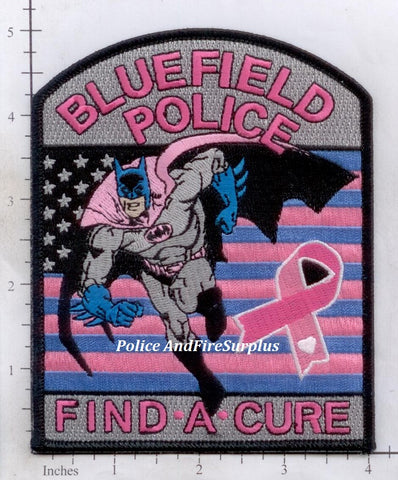 Virginia - Bluefield Police Dept Patch Breast Cancer Awareness