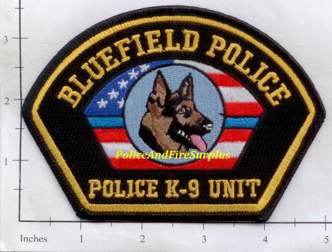 Virginia - Bluefield K-9 Police Dept Patch