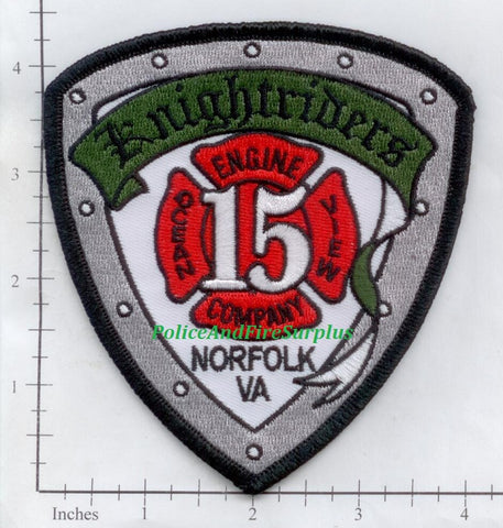 Virginia - Norfolk Station 15 VA Fire Dept Patch