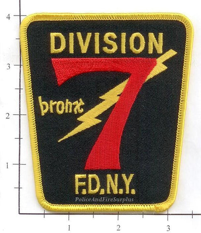 New York City Division 7 Fire Dept Patch v3