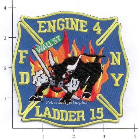 New York City Engine 4 Ladder 15 Fire Dept Patch v1