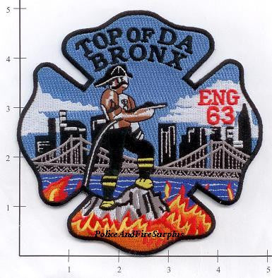 New York City Engine 63 Fire Dept Patch v6