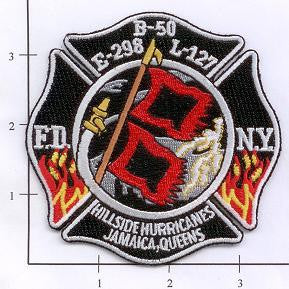 New York City Engine 298 Ladder 127 Battalion 50 Fire Patch v3