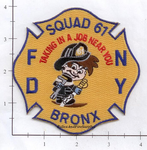 New York City Squad 61 Fire Patch v4 maltese