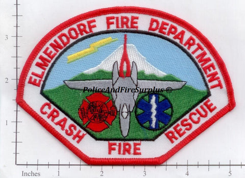 Alaska - Elmendorf USAF Fire Dept Patch