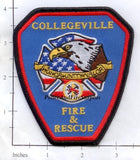 Arkansas - Collegeville Fire & Rescue Fire Dept Patch