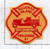 California - Alcatraz Island Fire Engine #1 Fire Dept Patch