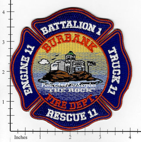 California - Burbank Station 2 Fire Dept Patch