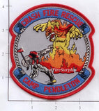 California - Camp Pendleton Crash Fire Rescue Patch USMC Marine Corps