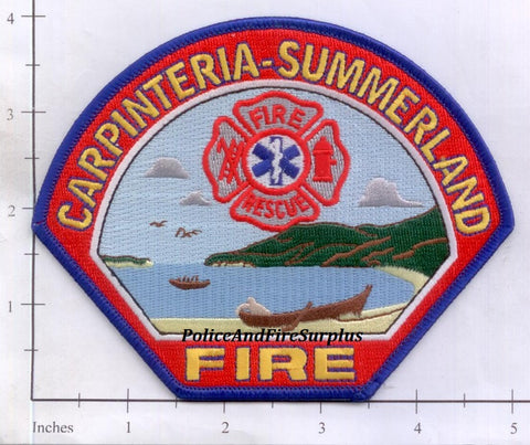 California - Carpinteria - Summerland Fire Patch